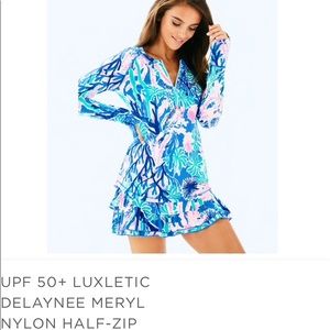 Lilly Pulitzer Nylon  HALF-ZIP